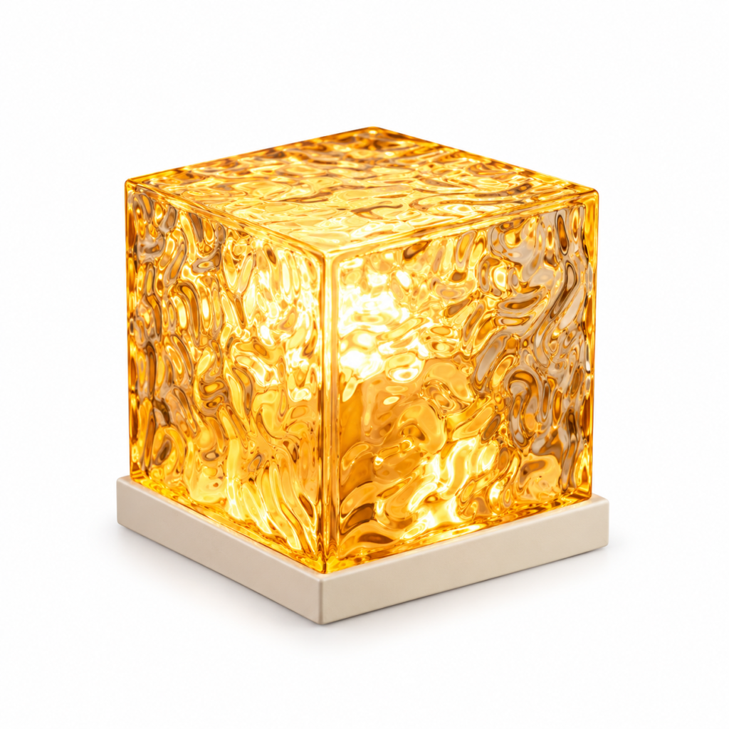 Rotating Water Ripple Small Night Lamp