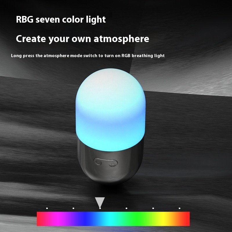 LED Light For Camping Type-c Charging Portable RGB Small Night Lamp - Image 2