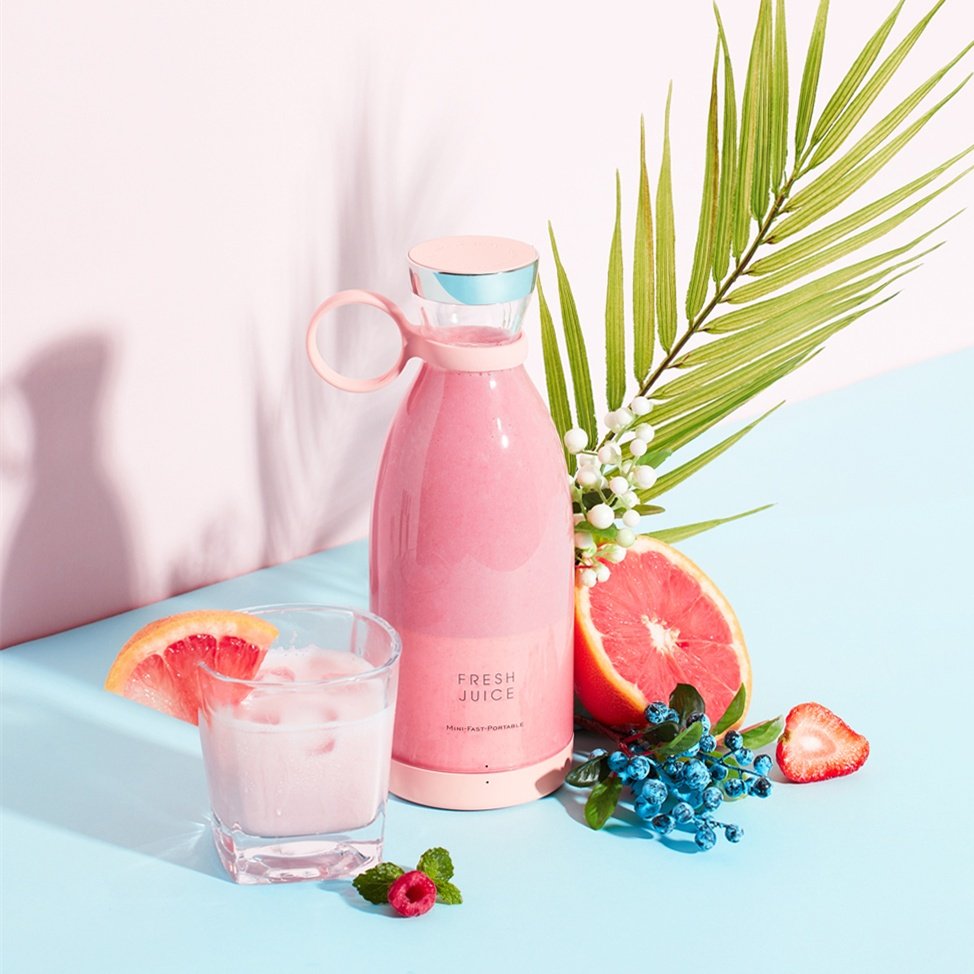 350ml Portable Electric Blender & Juicer – USB Rechargeable